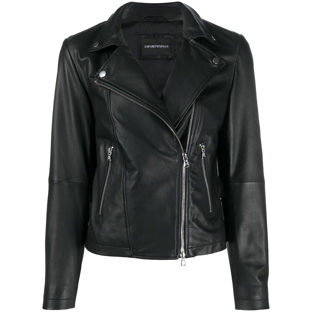 Emporio Armani Zip Up Biker Jacket