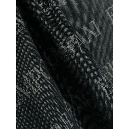 Emporio Armani Scarfs Blue Scarves Hats & Gloves Emporio Armani Black