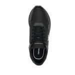 Emporio Armani chunky sole leather sneakers