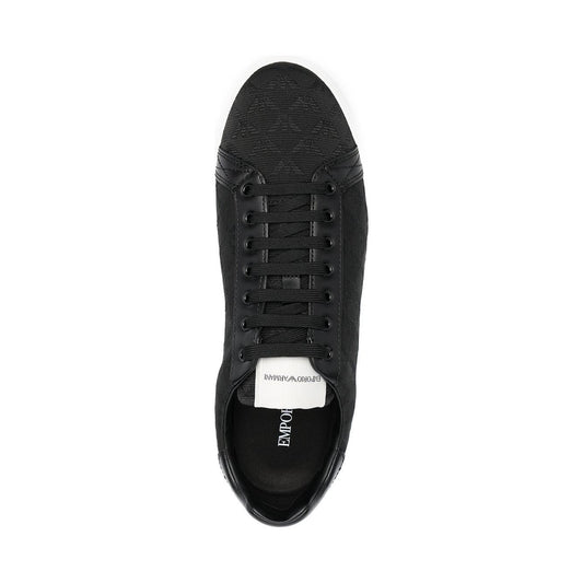 Emporio Armani quilted low-top sneakers Sneakers Emporio Armani Dark Slate Gray