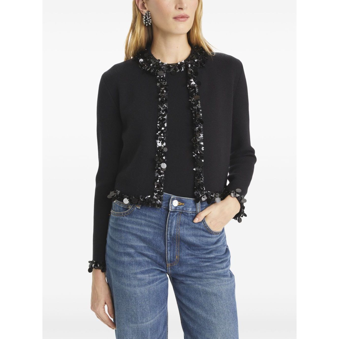 Tory Burch Sweaters Black Topwear