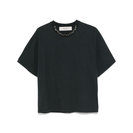 Golden Goose T-shirt with crystals