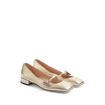 Valentino Garavani Floral appliqué ballerina shoes