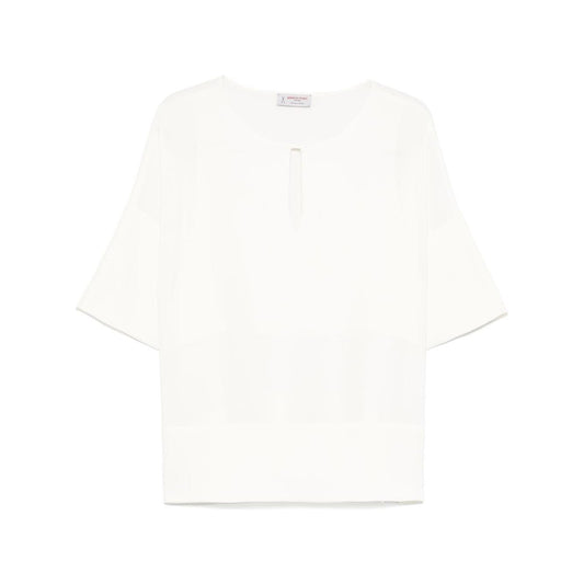 Alberto Biani Blouse with teardrop opening