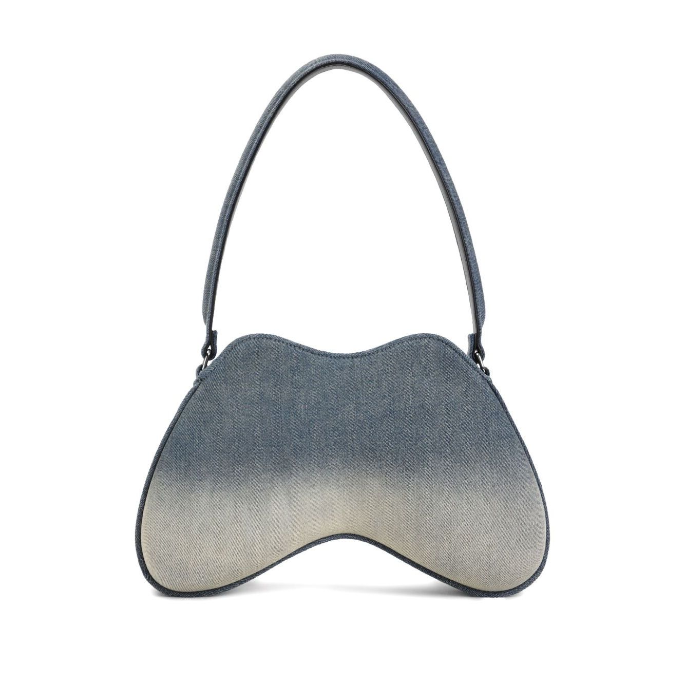 Diesel double-d denim shoulder bag
