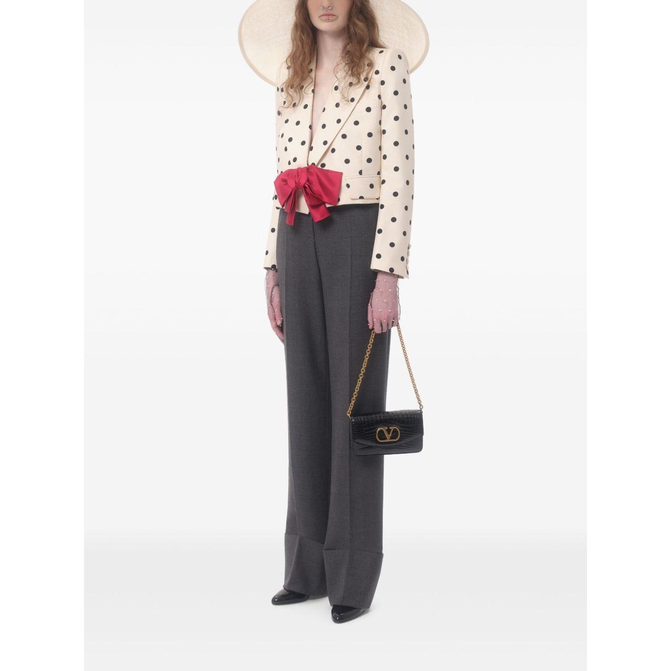 Valentino shantung blazer BCE4669AFR8E-P25