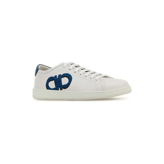 Ferragamo Gancini leather sneakers