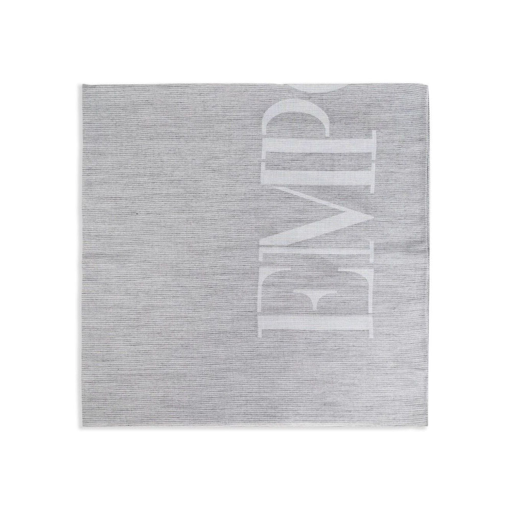 Emporio Armani Logo cotton blend scarf Scarves Hats & Gloves