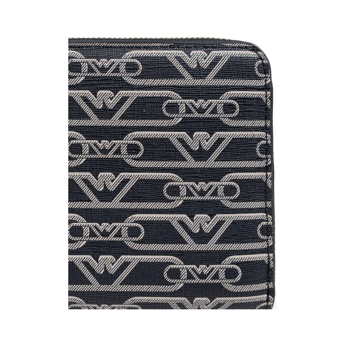 Emporio Armani Allover logo continental wallet EW000366AF11951FC033-P25