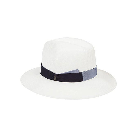 Borsalino Hats White Scarves Hats & Gloves Borsalino White Smoke