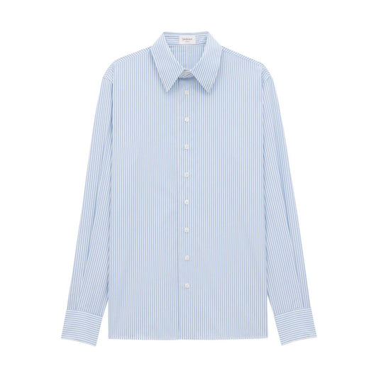 Saint Laurent striped oxford cotton shirt