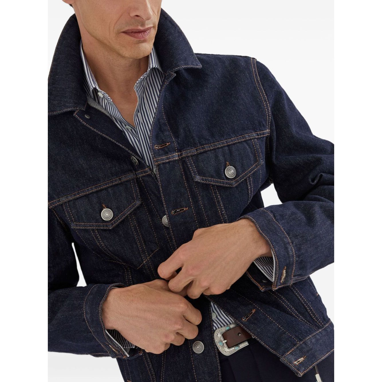 Brunello Cucinelli Shirts Blue