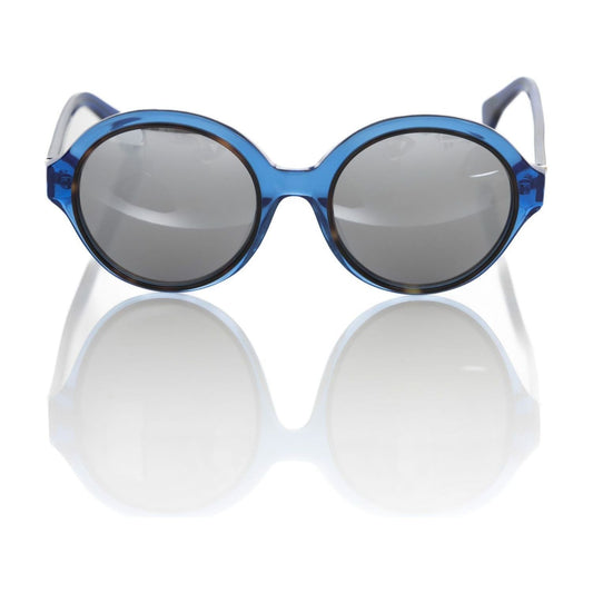 Frankie Morello Blue Acetate Women Sunglass Frankie Morello Light Gray