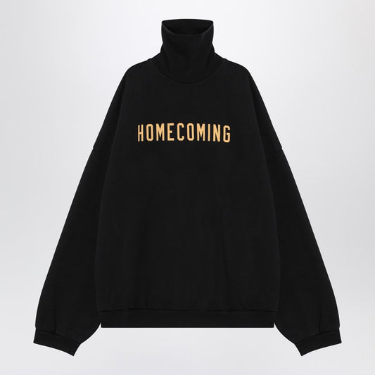 Fear of God Essentials High-necked black Homecoming sweatshirt
