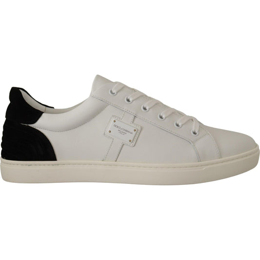 Dolce & Gabbana Exclusive White Sneakers for Men Dolce & Gabbana Dark Gray