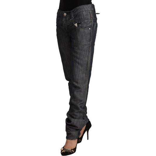 Chic Mid-Waist Straight-Cut Acht Jeans Acht Dark Slate Gray