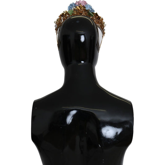 Dolce & Gabbana Exquisite Crystal Diadem Tiara Dolce & Gabbana Black