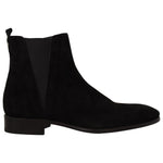 Dolce & Gabbana Elegant Suede Leather Chelsea Boots Dolce & Gabbana Black