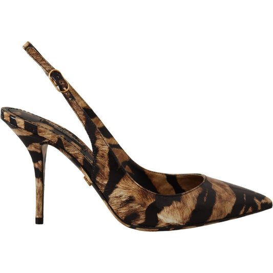 Dolce & Gabbana Dolce & Gabbana Tiger Pattern Slingback Heels Pumps LA9782- 36.5 1728,67345645728,Brown,Dolce & Gabbana,EU36.5/US6,EU37/US6.5,Material: 100% Moluro Python,New with tags,Pumps - Women - Shoes,Shoes,Women,Women - Shoes