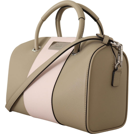 Karl Lagerfeld Elegant Green Shoulder Handbag Karl Lagerfeld Rosy Brown