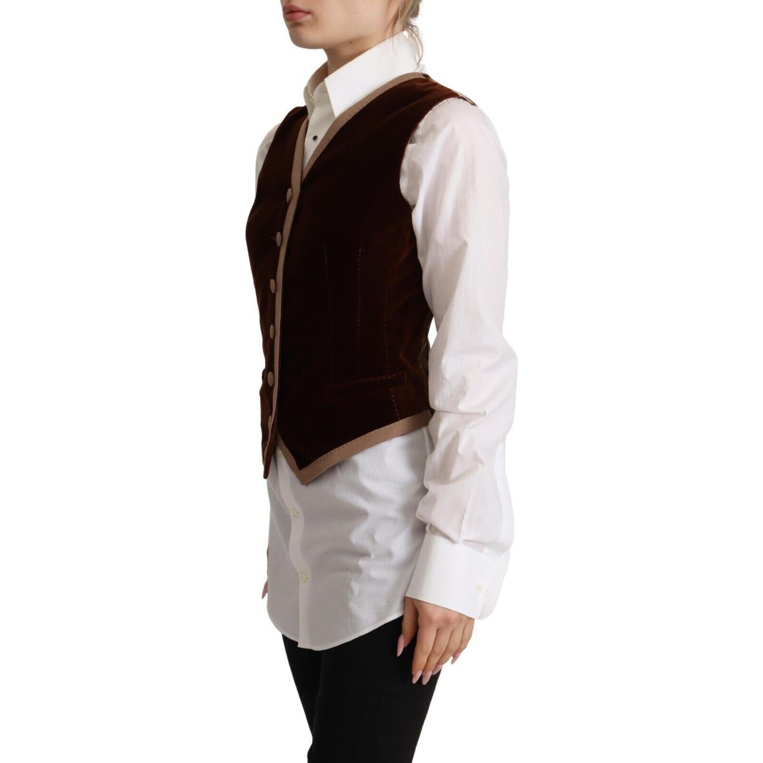 优雅波尔多天鹅绒无袖上衣