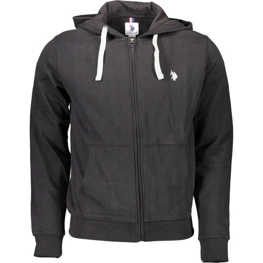 U.S. POLO ASSN. Black Cotton Men Sweater