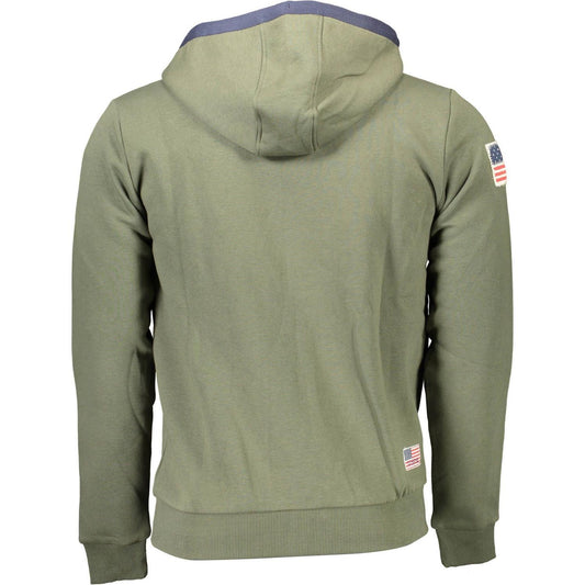 U.S. POLO ASSN. Green Cotton Men Sweater