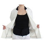 Andrea Pompilio Chic White Cotton Blend Blazer Blazer Jacket Andrea Pompilio Black