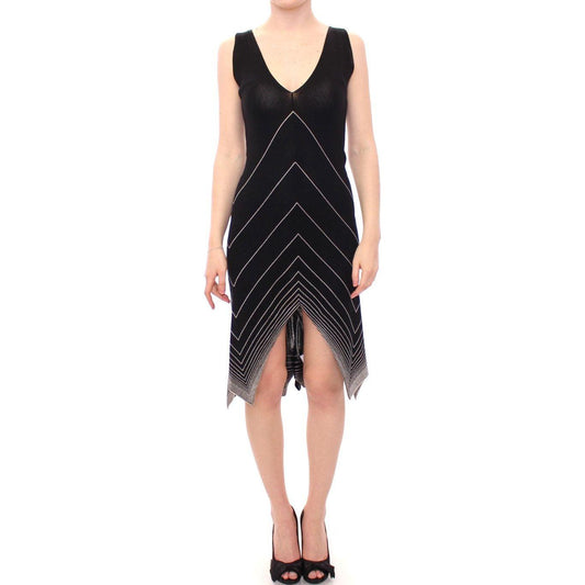 Alice Palmer Chic Monochrome Knitted Dress Alice Palmer Light Pink