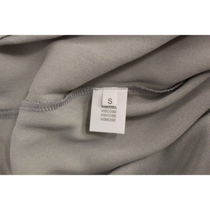 Comeforbreakfast Gray Viscose Tank Top Shirt Blouse