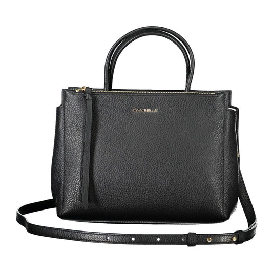 Coccinelle Black Leather Women Handbag Coccinelle Dark Slate Gray