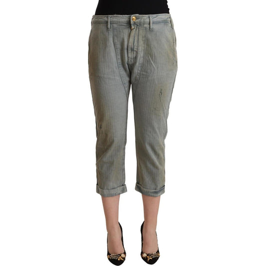 CYCLE Chic Mid Waist Cropped Skinny Pants CYCLE Dim Gray