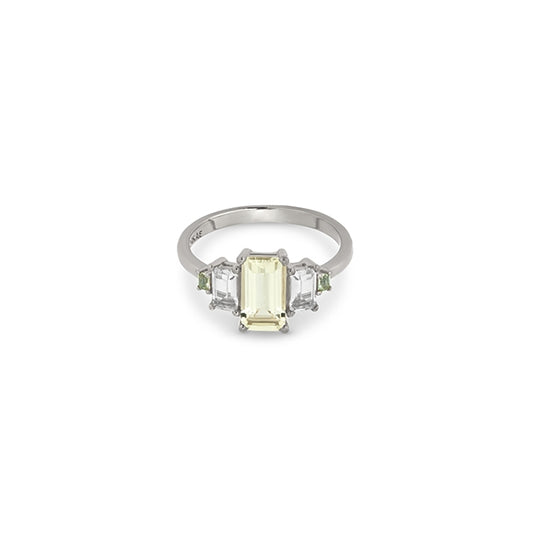 Elegant ring from 24KAE JEWELS JEWELRY Mod. 12411S/52 with a central gemstone and side accents, perfect for luxury occasions.
