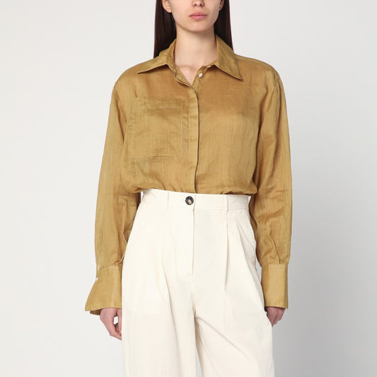 MKDT Studio Loose Sigga shirt in ramie 25-2-168-3952CO/Q_MKDT-GO_108