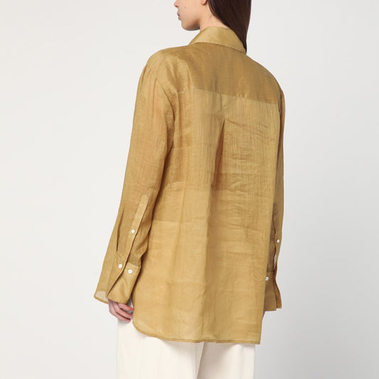 MKDT Studio Loose Sigga shirt in ramie 25-2-168-3952CO/Q_MKDT-GO_108