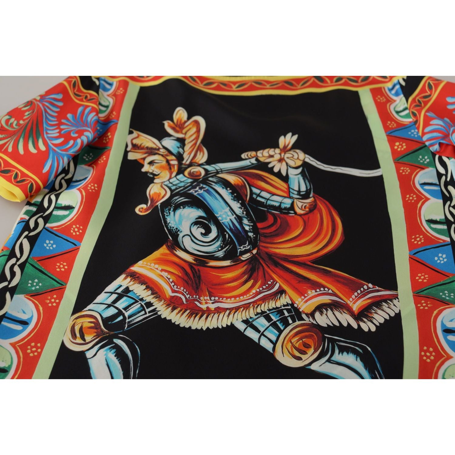 魅力多色真丝上衣