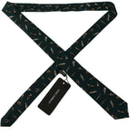 Dolce & Gabbana Elegant Silk Men's Designer Bow Tie Dolce & Gabbana Black