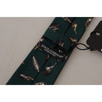 Dolce & Gabbana Elegant Silk Men's Designer Bow Tie Dolce & Gabbana Dark Gray