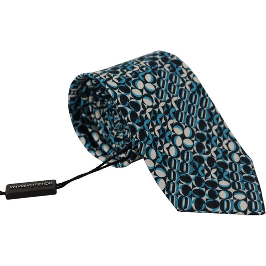Dolce & Gabbana Elegant Silk Blue Bow Tie Dolce & Gabbana Dark Slate Gray