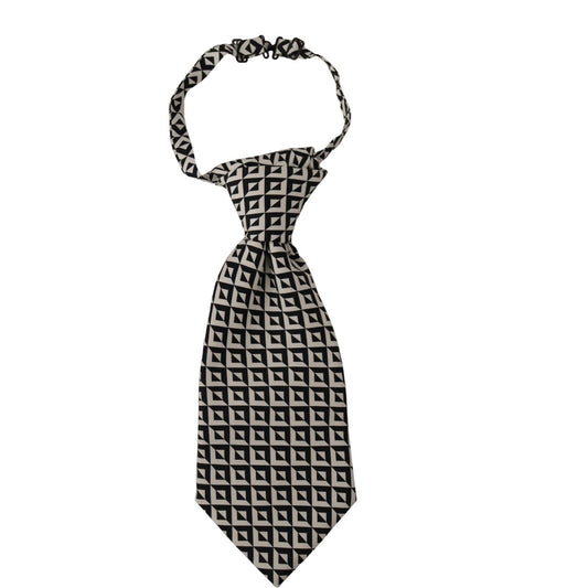 Dolce & Gabbana Elegant Silk Black Tie for the Dapper Gentleman Dolce & Gabbana Dark Gray