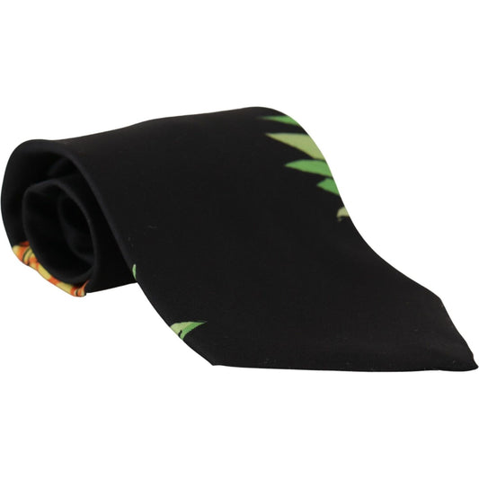 Dolce & Gabbana Elegant Black Silk Tie for Sophisticated Style Dolce & Gabbana Black