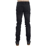 Acht Gray Cotton Stretch Slim Fit Jeans SIG30454-1
