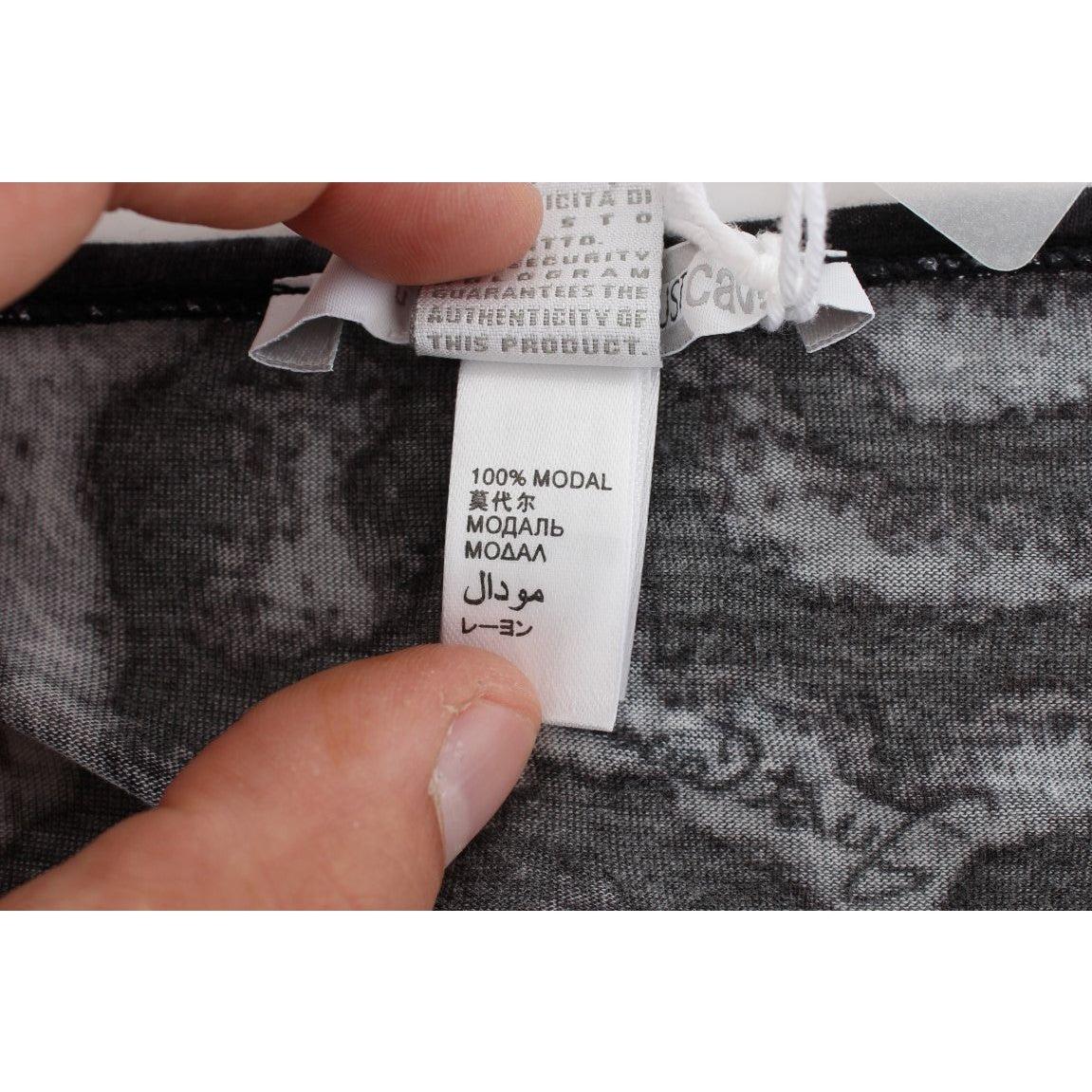 Cavalli 别致豹纹莫代尔上衣