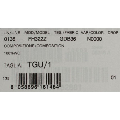 Dolce & Gabbana Black Wool White Floral Gold Leaf Hat