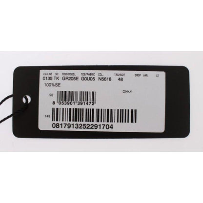 Dolce & Gabbana Silver Wide Belt Silk Cummerbund