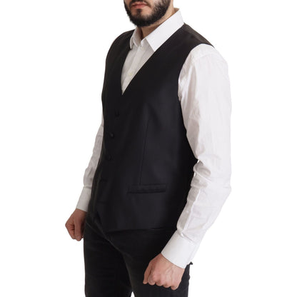 Dolce & Gabbana Dark Blue Single Breasted MARTINI Blazer