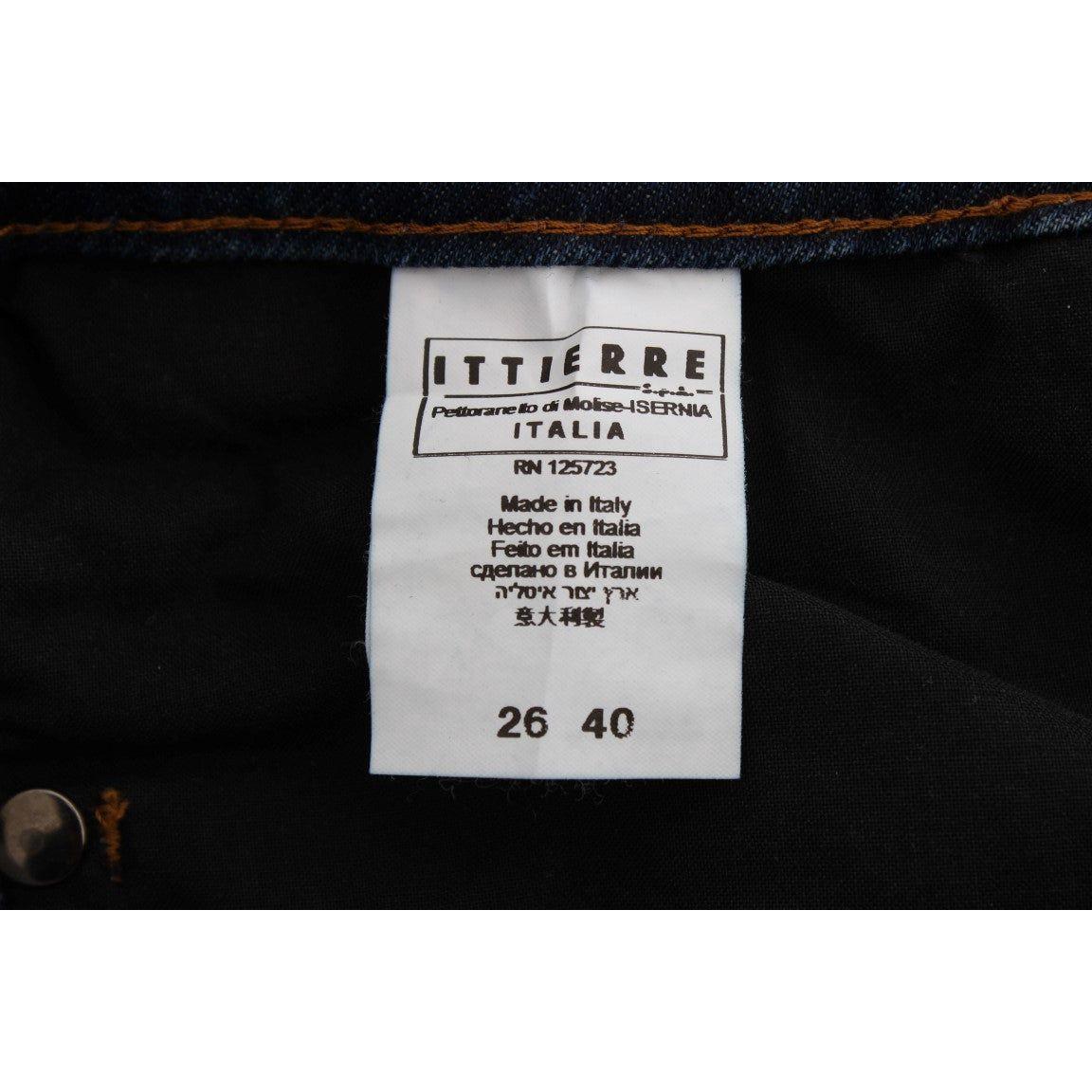 Costume National Chic Blue Regular Fit Designer Jeans Jeans & Pants Costume National Gray
