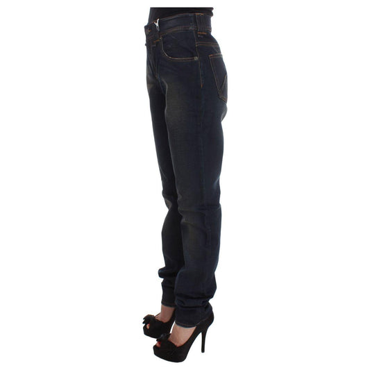 John Galliano Chic Boyfriend Fit Blue Jeans John Galliano Dark Slate Gray