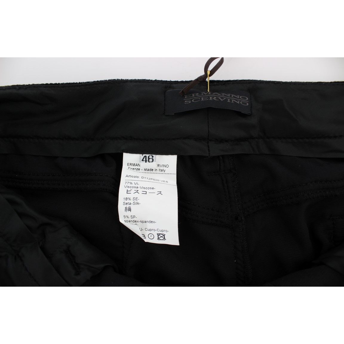 بنطلون أسود أنيق من Ermanno Scervino