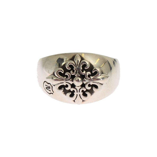 Nialaya Exquisite Silver Statement Ring for Men Ring Nialaya Gray
